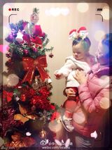 组图：众星欢乐庆圣诞 Angela可爱林志玲性感