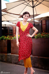 组图：袁姗姗变时尚街拍达人 写真尽显潮人风范