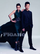 组图：徐静蕾黄立行携手登《Figaro》封面