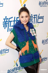 组图：阿娇活泼亮相 送阿SA名牌手袋当生日礼物 