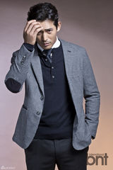 高清图：韩星吴智昊拍大片 展成熟男人魅力