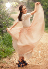 组图：童瑶写真轻纱曼舞 唯美清新如仙子