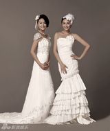 幻灯：双面娇娃戴娇倩 大片演绎复古婚纱风情