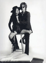 组图：盘点约翰-列侬和小野洋子的恩爱瞬间