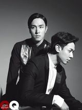 组图：神话时尚大片黑装出镜展型酷魅力