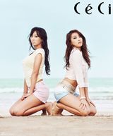 高清组图：SISTAR19沙滩写真湿身性感