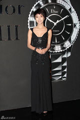 组图：王珞丹面部伤痕渐淡 优雅亮相奢侈品展 