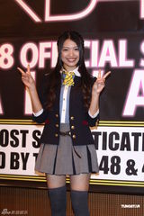 组图：AKB48北原里英访台展现十足亲和力