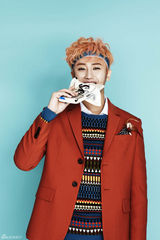 高清图：SS501许永生新碟曝宣传照金发惹眼