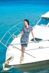 组图：韩国女艺人朴真熙拍服装品牌夏季广告