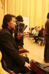 高清图：陕北民歌赴欧演唱会华沙站排练花絮