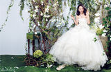 组图：白百何拍唯美婚纱照登封面 大气婉约