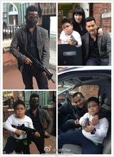 组图：吕良伟妻儿近照曝光 爱子可爱似红人小胖