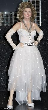 组图：麦当娜三款经典蜡像杜莎馆亮相 尖胸造型抢眼