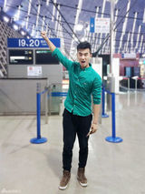 组图：快男于湉游墨尔本 赴澳网为李娜加油