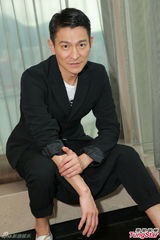 组图：刘德华林志玲做访问男帅女靓