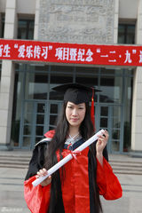 组图：芙蓉姐姐博士装玩清纯 誓不透露瘦身秘籍 