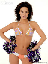 幻灯图集：NBA啦啦队美女凯拉-奥贝格性感美图