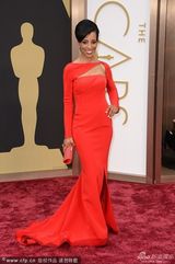 组图：女星肖恩-罗宾逊人鱼裙展性感玲珑身材