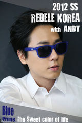 组图：神话成员Andy代言墨镜拍帅气写真