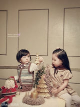 幻灯：韩国混血童星Mason圣诞写真 大眼睛灵动可爱