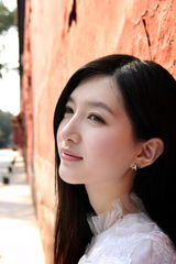 组图：薇女郎江疏影青春写真甜美娴静