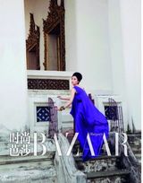 组图：林鹏拍芭莎大片 泰国异域衬托风情万种