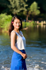 组图：邓燕歌怀旧大自然写真 娇俏清爽惹人怜爱