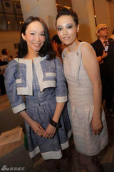 组图：范文芳与周迅时尚同行 优雅气质征战秀场