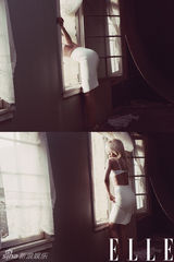 组图：蕾哈娜登《ELLE》封面 性感出镜显狂野魅力