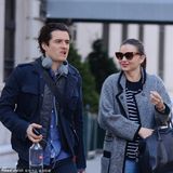 组图：可儿与前夫奥兰多相伴出街 潮范互不输阵