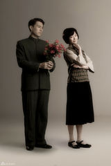 组图：电视版《建党伟业》热拍 靳东饰演周恩来