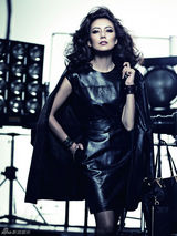 组图：高圆圆豹纹出镜诠释狂野性感