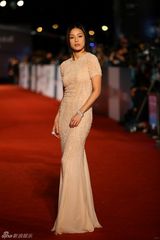 组图：金马红毯群星闪耀 舒淇深V亮胸性感爆棚