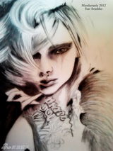 组图：乌克兰妖孽男模斯蒂夫写真雌雄同体