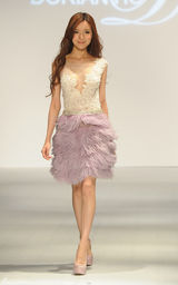 组图：叶熙祺时装秀场真空上阵演绎极致诱惑