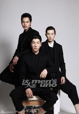 组图：新生代潜力男模特登《达人志》封面