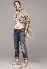 高清组图：超模吉赛尔-邦辰春装写真简约帅气