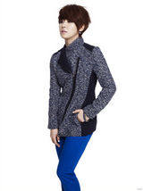 组图：韩星河智苑秋装写真秀干练职场范儿