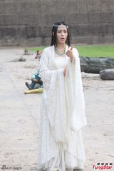 组图：《古剑奇谭》探班 阿娇(钟欣桐)乔振宇生死离别