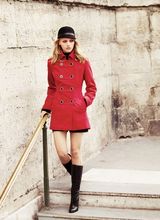 组图：俄罗斯超模萨莎-彼福瓦洛娃时尚秋装写真