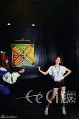 高清组图：韩惠珍时尚大片巧遇海盗 玩遍热带岛屿