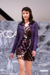 幻灯图：陈慧琳走秀身段窈窕 产后身材恢复令人称羡