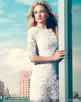 组图：凯特哈德森时尚大片曝光 白色蕾丝裙优雅