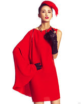 组图：张歆艺《芭莎》大片曝光 绚丽闪耀七彩圣诞