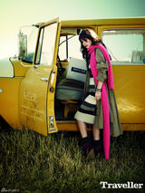 高清组图：韩星韩智敏美国俄勒冈州拍时尚写真