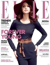 组图：比伯女友赛琳娜-戈麦斯登《ELLE》封面