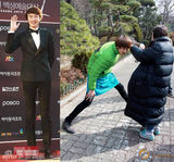 策划：韩版长腿偶吧 把长裤穿成九分裤的男人们