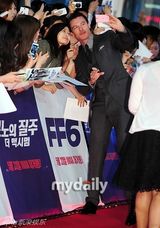 组图：《速度与激情6》韩国首尔举行首映红毯