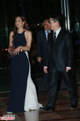 组图：晶刚香港婚礼 徐子淇与老公李家诚亮相